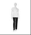 CHAQUETA BLANCA STEINHART C/CORCHETES, TALLA M